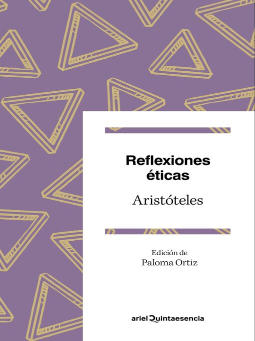 Title details for Reflexiones éticas by Aristóteles - Available